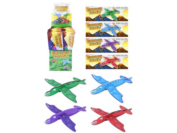 48x Assorted Dinosaur Gliders