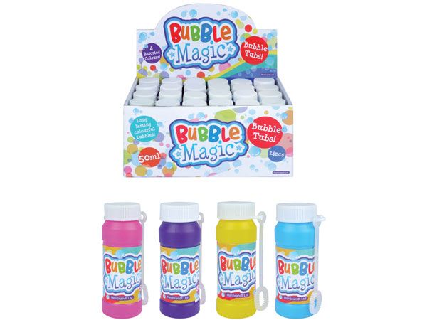 24 x Bubble Magic Bubble Tubs - 50ml